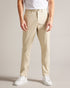 HAYBRN-Trousers-Regular Fit Textured Chino Tr- Ted Baker Romania